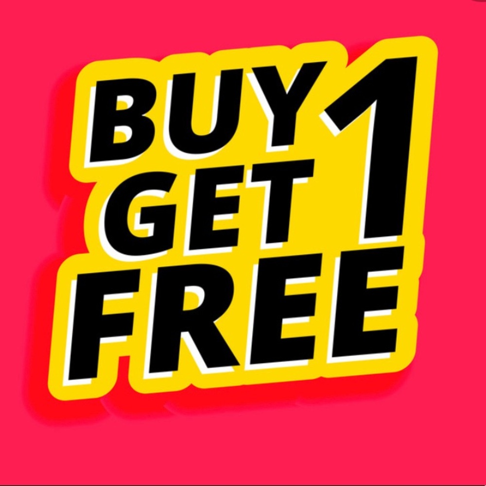 BUY ONE GET ONE FREE